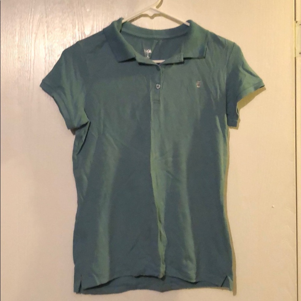 Knit collared shirt